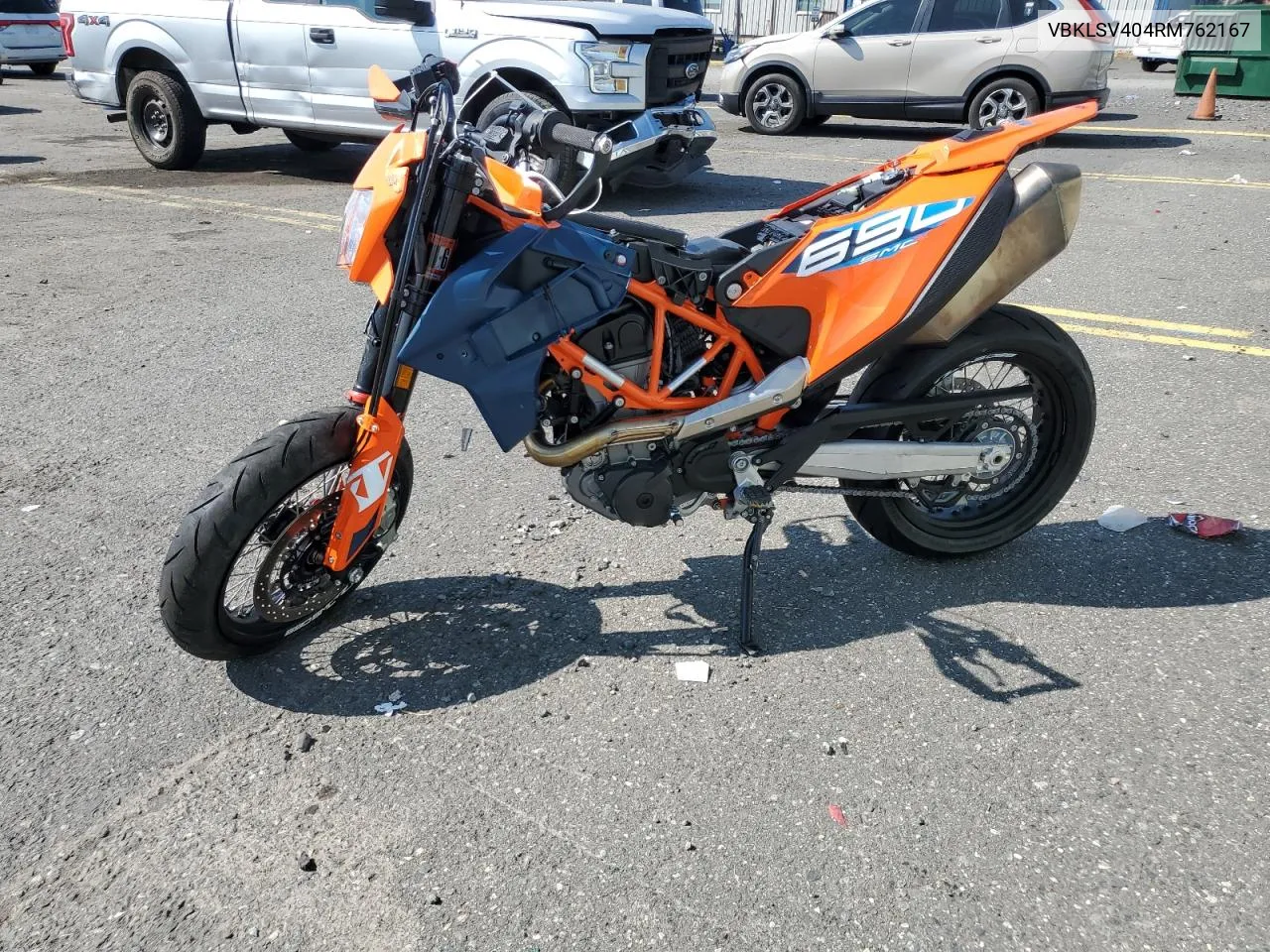 2024 Ktm 690 Smc R VIN: VBKLSV404RM762167 Lot: 70882484