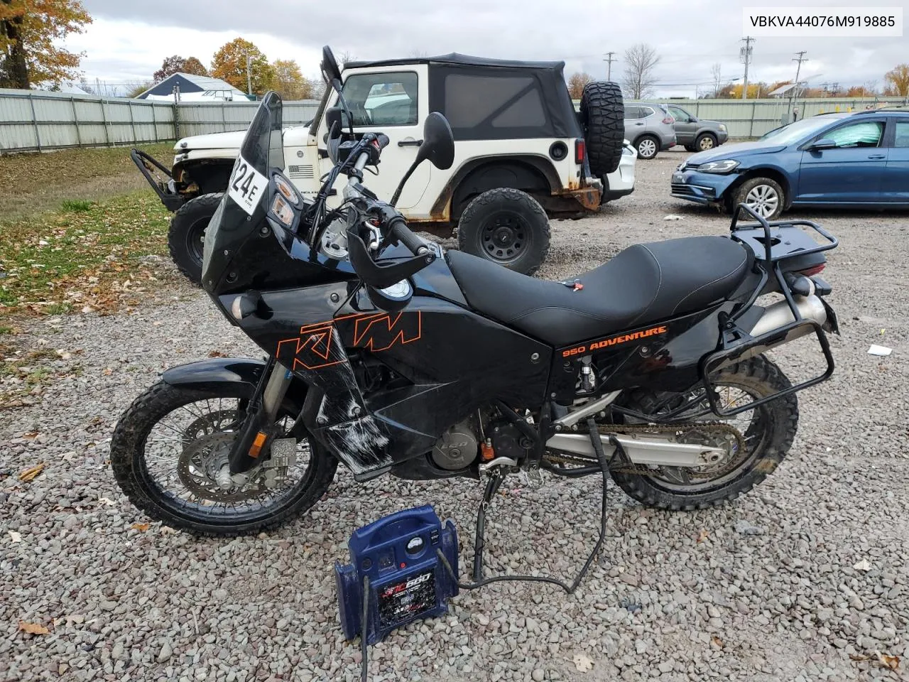 2006 Ktm 950 Adventure VIN: VBKVA44076M919885 Lot: 77598824