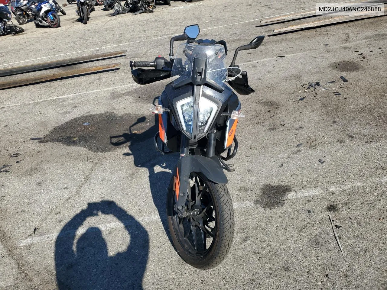 2022 Ktm 390 Adventure VIN: MD2JGJ406NC246888 Lot: 78700574