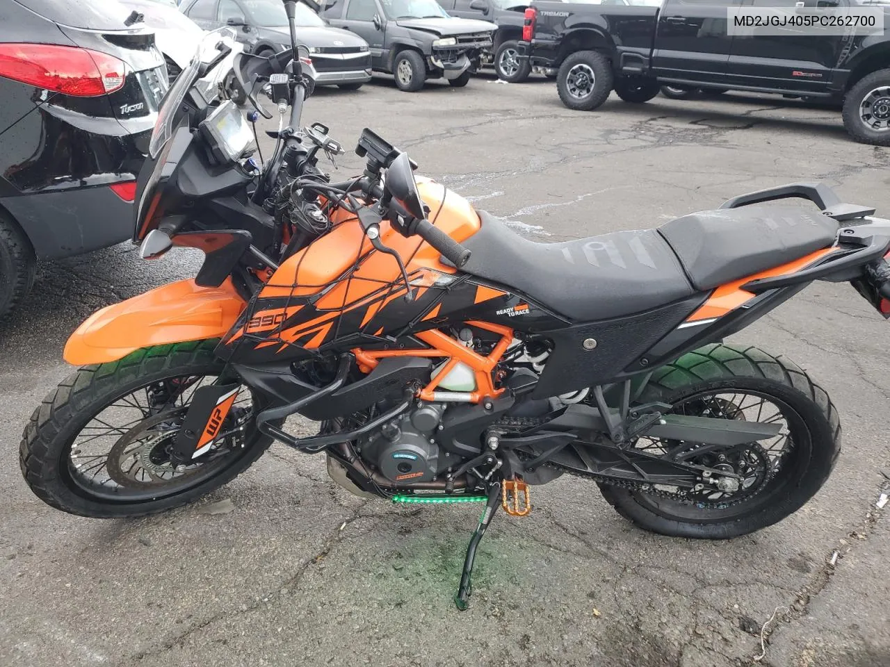 2023 Ktm 390 Adventure VIN: MD2JGJ405PC262700 Lot: 78263124