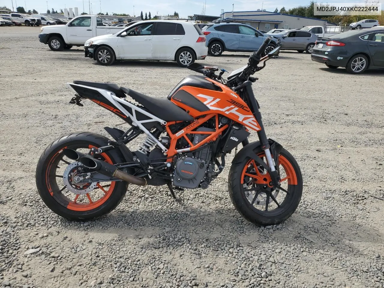 2019 Ktm 390 Duke VIN: MD2JPJ40XKC222444 Lot: 73686204