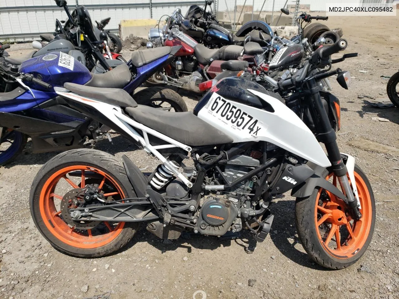 2020 Ktm 200 Duke VIN: MD2JPC40XLC095482 Lot: 67059574