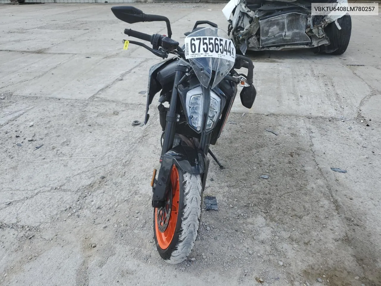 2020 Ktm 790 Duke VIN: VBKTU6408LM780257 Lot: 67556544