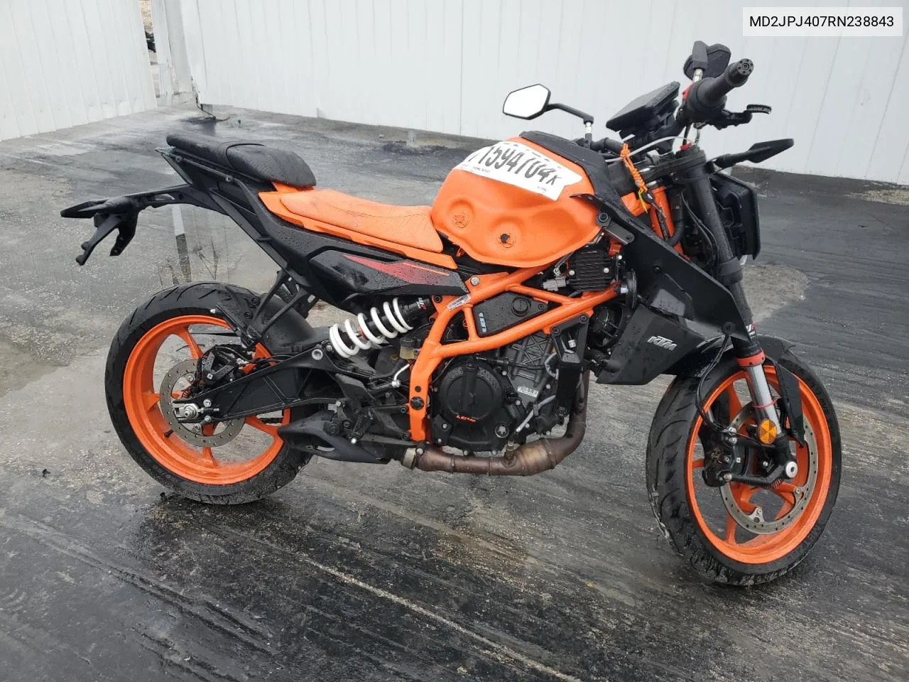 2024 Ktm 390 Duke VIN: MD2JPJ407RN238843 Lot: 71594704