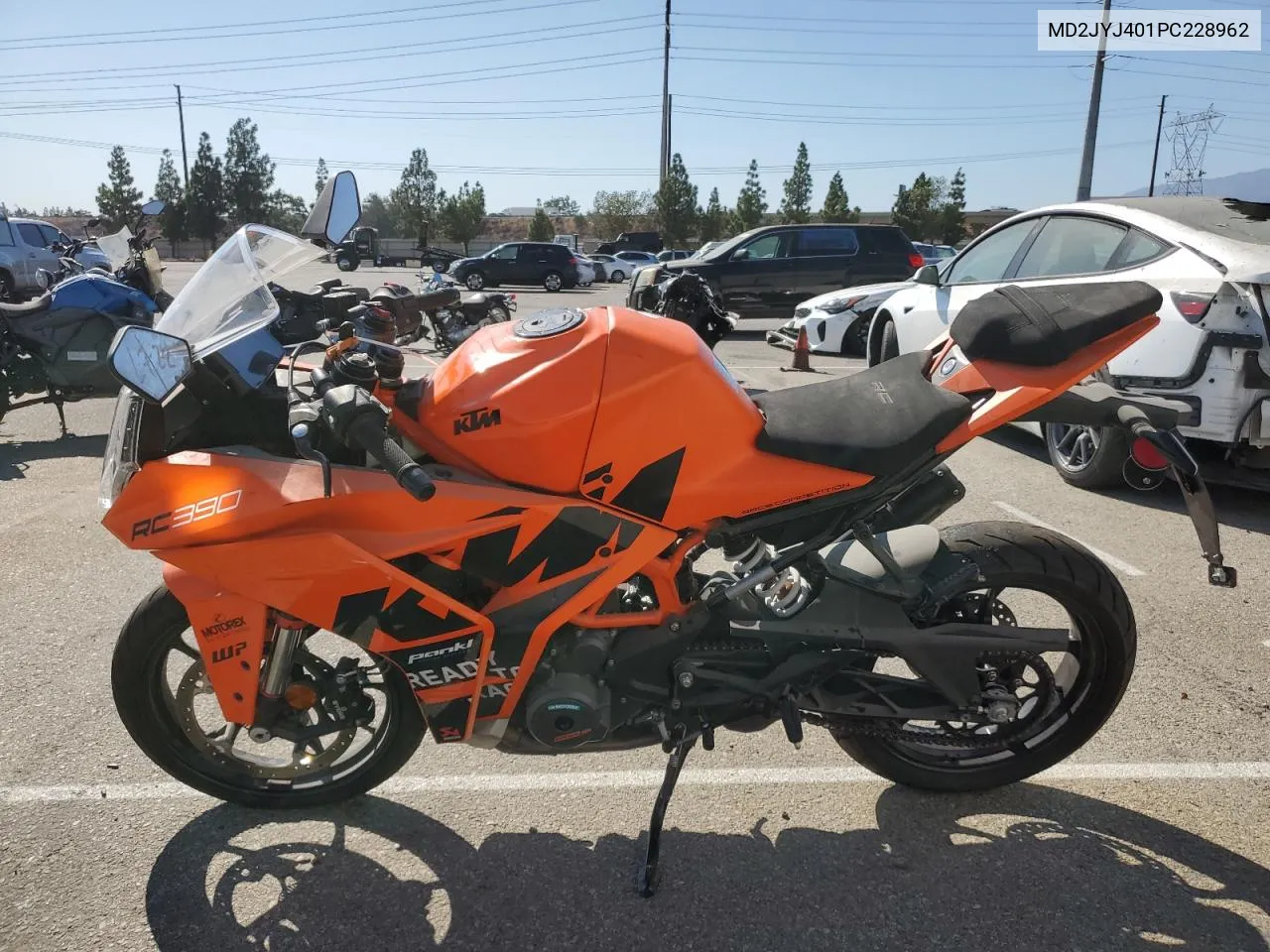 2023 Ktm 390 Rc VIN: MD2JYJ401PC228962 Lot: 71110474