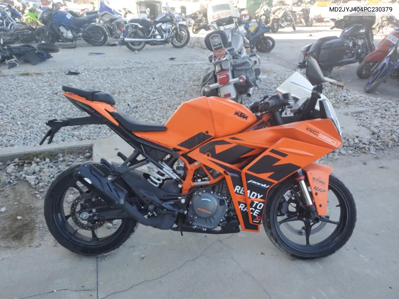 2023 Ktm 390 Rc VIN: MD2JYJ404PC230379 Lot: 73041444