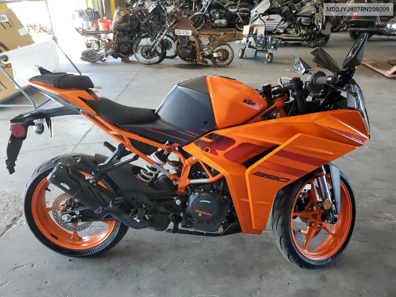 2024 Ktm 390 Rc VIN: MD2JYJ407RN209209 Lot: 69104894