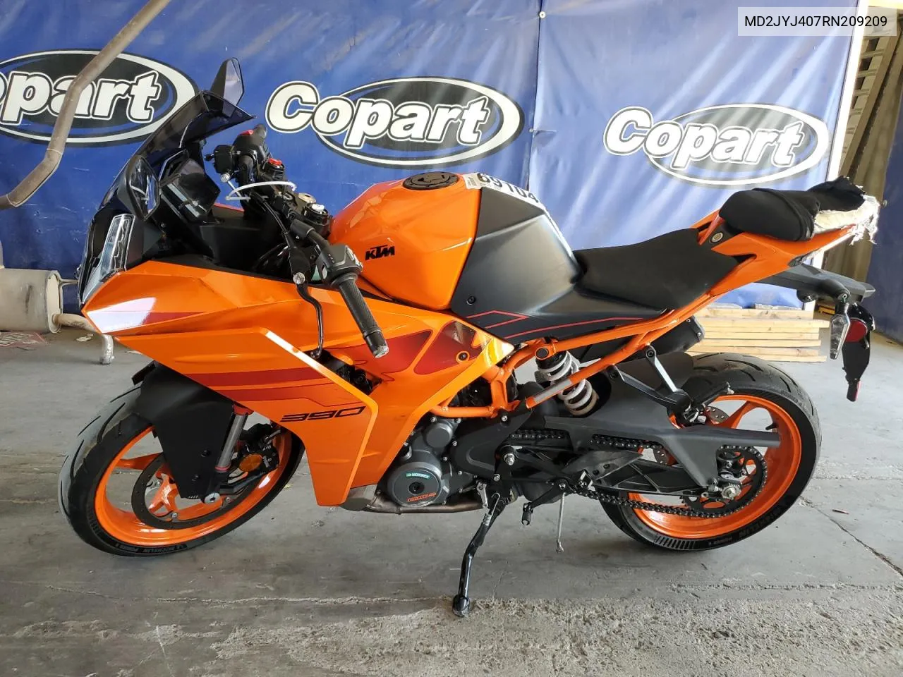 2024 Ktm 390 Rc VIN: MD2JYJ407RN209209 Lot: 69104894