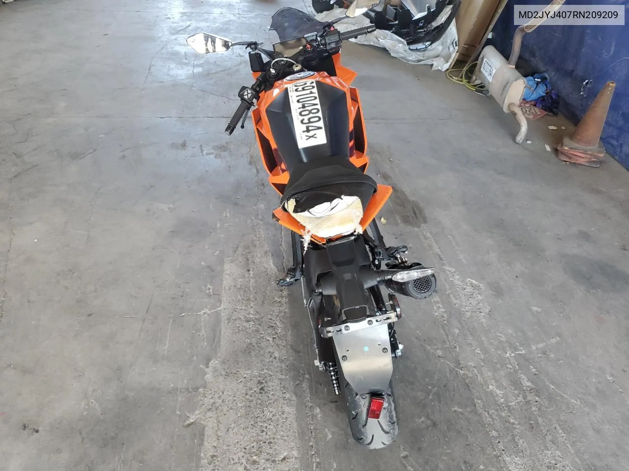 2024 Ktm 390 Rc VIN: MD2JYJ407RN209209 Lot: 69104894