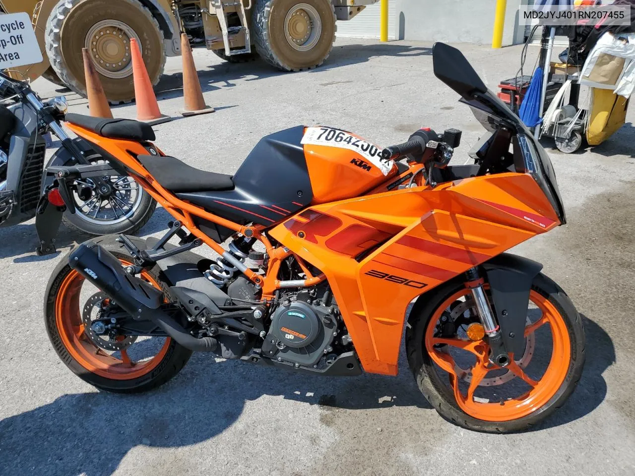 2024 Ktm 390 Rc VIN: MD2JYJ401RN207455 Lot: 70642504