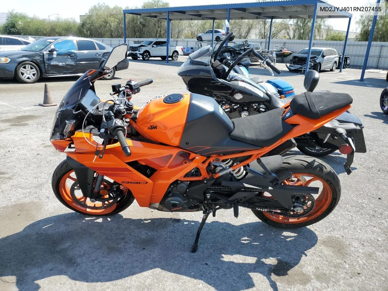 2024 Ktm 390 Rc VIN: MD2JYJ401RN207455 Lot: 70642504