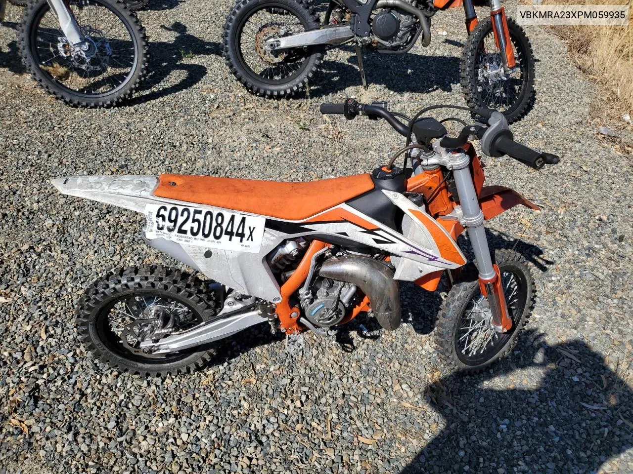 2023 Ktm 50 / 65 Sx VIN: VBKMRA23XPM059935 Lot: 69250844