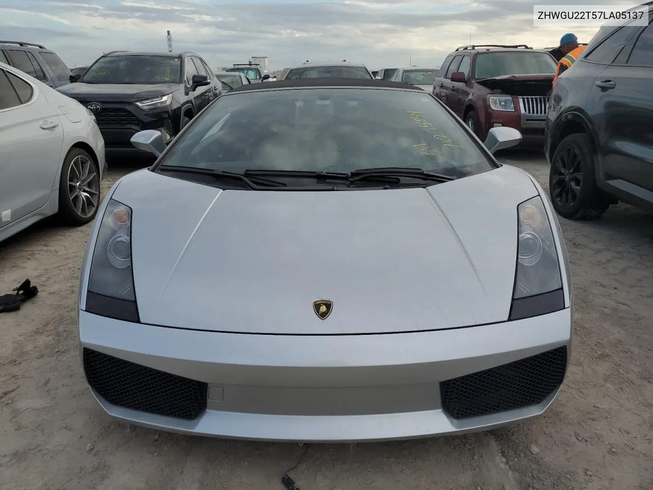 2007 Lamborghini Gallardo Spyder VIN: ZHWGU22T57LA05137 Lot: 76275354