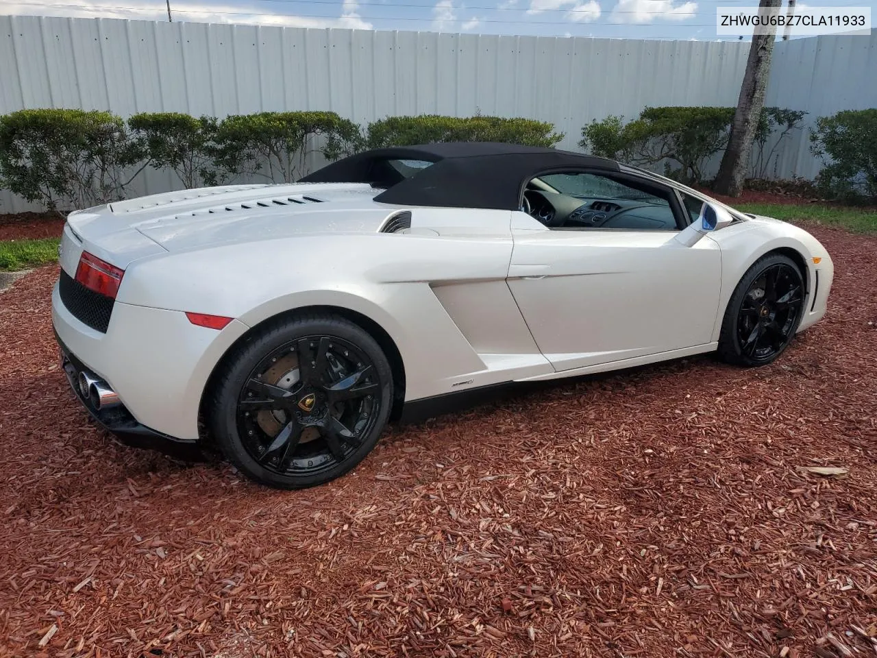 ZHWGU6BZ7CLA11933 2012 Lamborghini Gallardo Spyder