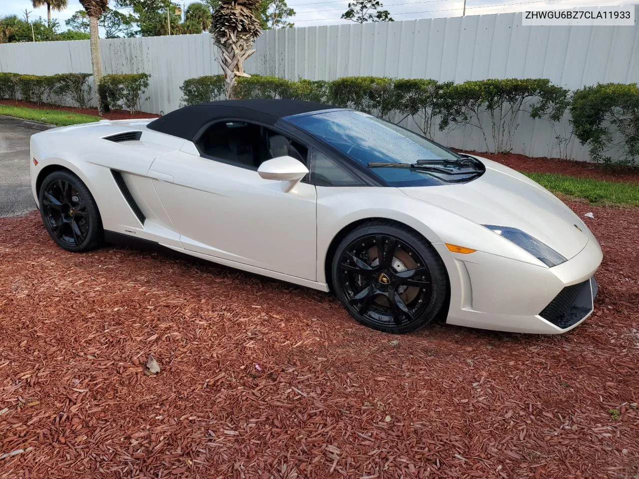 2012 Lamborghini Gallardo Spyder VIN: ZHWGU6BZ7CLA11933 Lot: 74679154