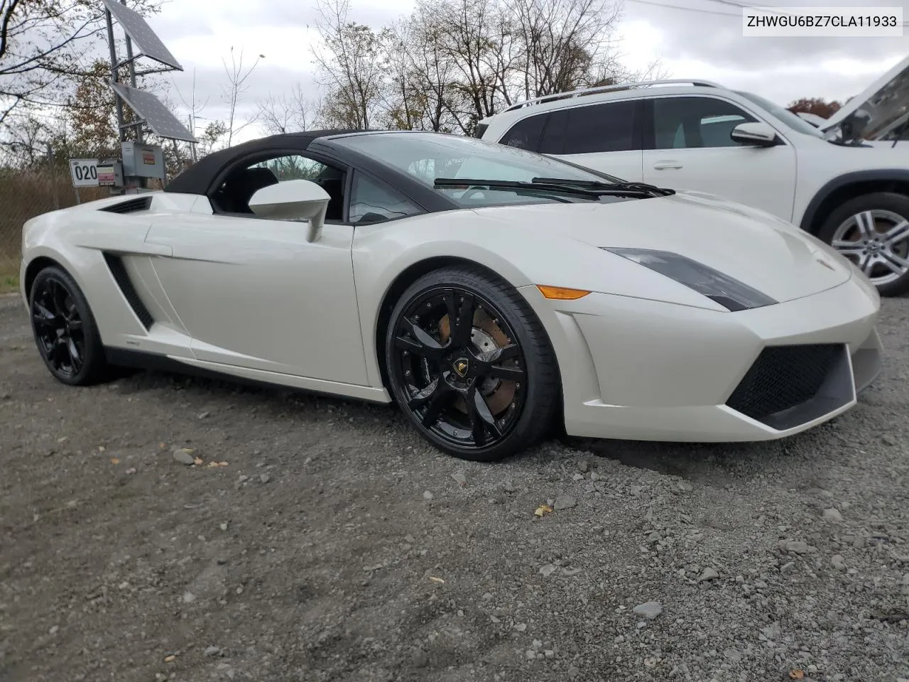 2012 Lamborghini Gallardo Spyder VIN: ZHWGU6BZ7CLA11933 Lot: 78625754