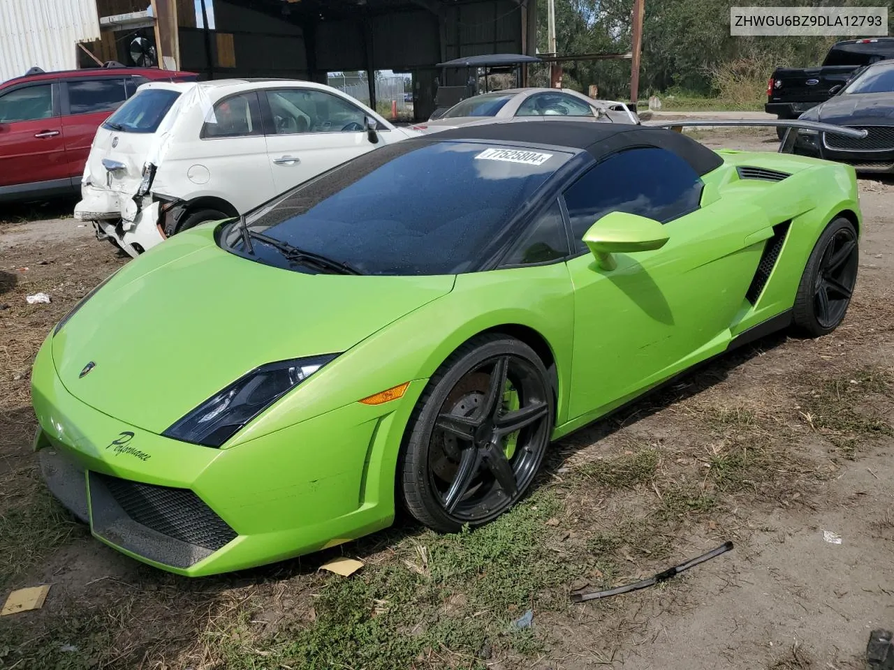 ZHWGU6BZ9DLA12793 2013 Lamborghini Gallardo Spyder