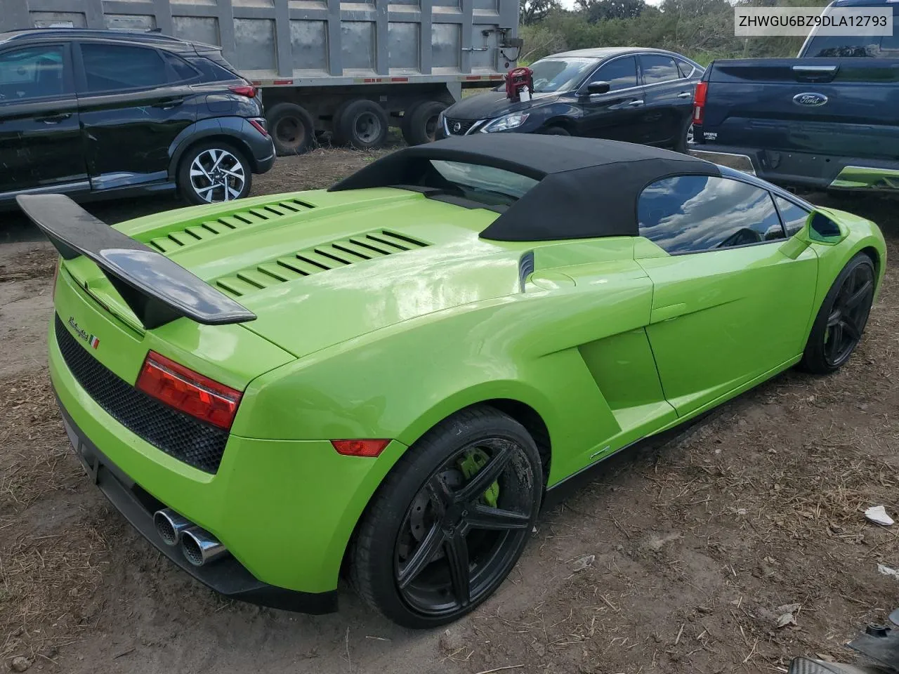 ZHWGU6BZ9DLA12793 2013 Lamborghini Gallardo Spyder