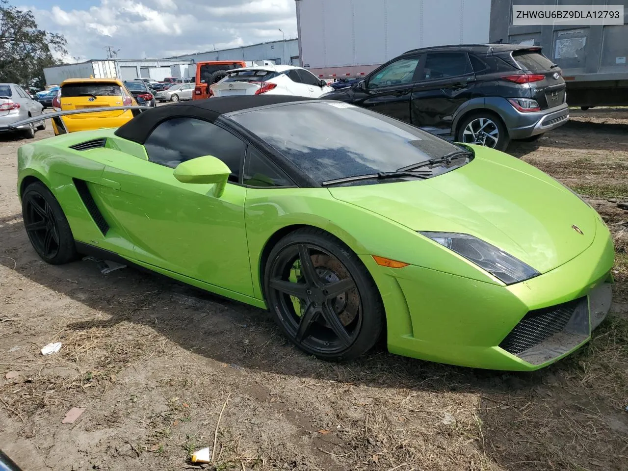 ZHWGU6BZ9DLA12793 2013 Lamborghini Gallardo Spyder