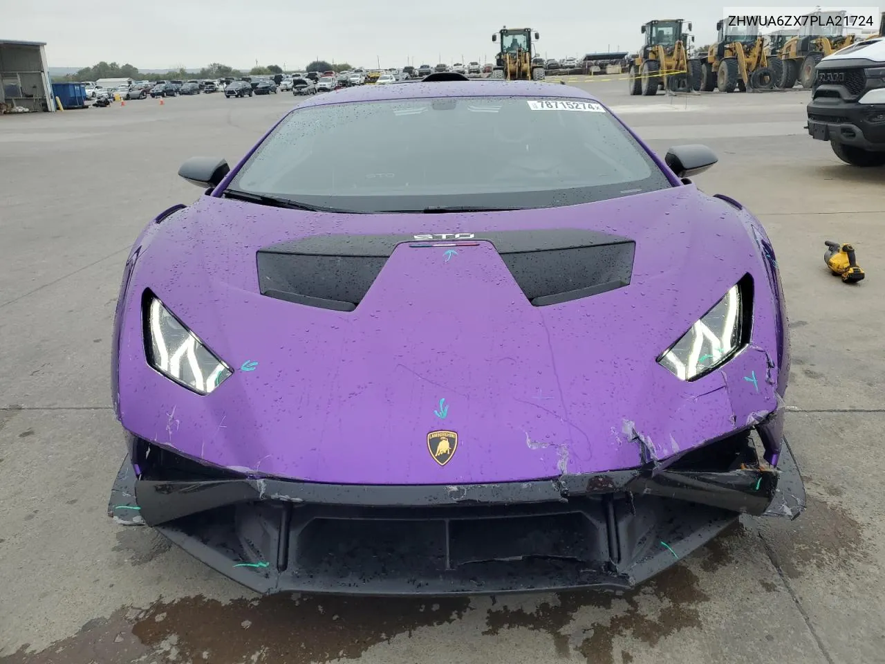 2023 Lamborghini Huracan Sto VIN: ZHWUA6ZX7PLA21724 Lot: 78715274