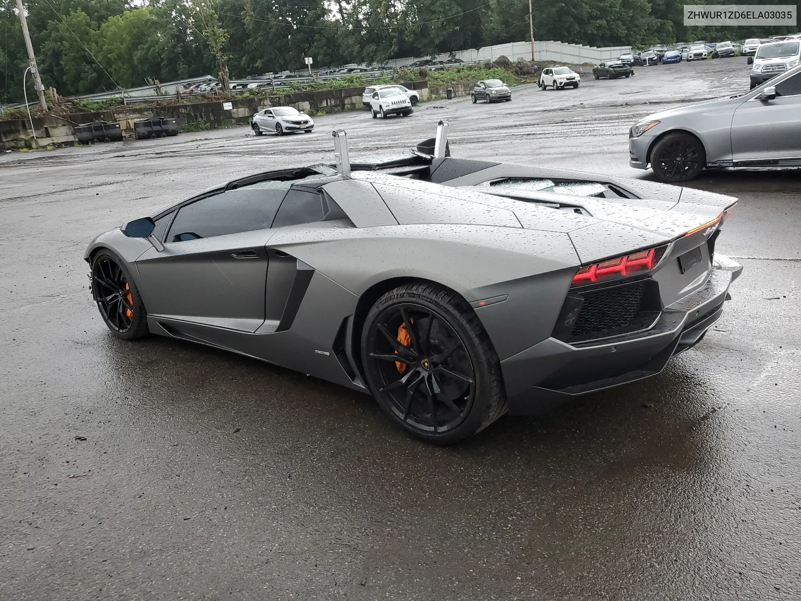 2014 Lamborghini Aventador VIN: ZHWUR1ZD6ELA03035 Lot: 66784084