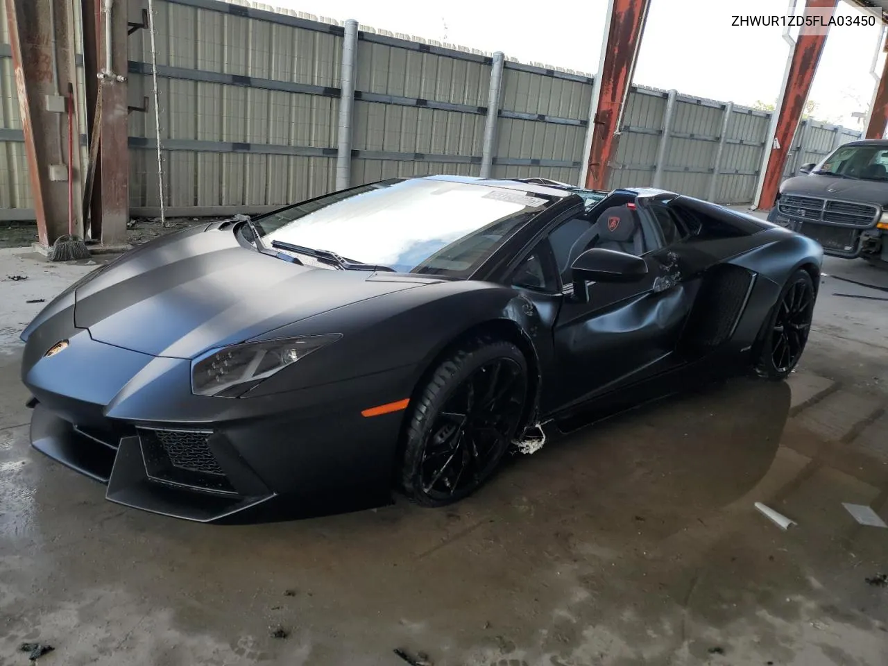 2015 Lamborghini Aventador VIN: ZHWUR1ZD5FLA03450 Lot: 53781224