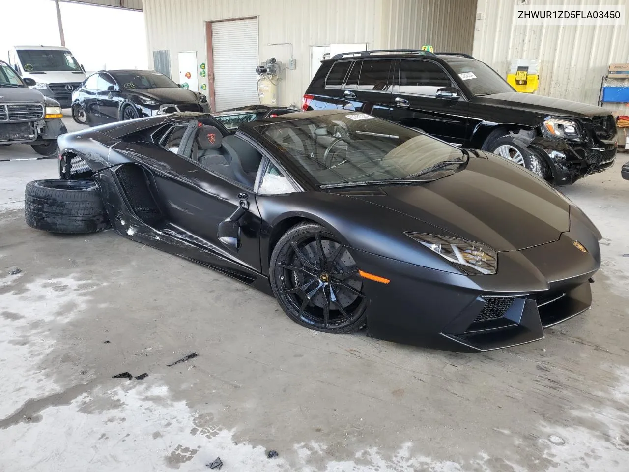 2015 Lamborghini Aventador VIN: ZHWUR1ZD5FLA03450 Lot: 53781224