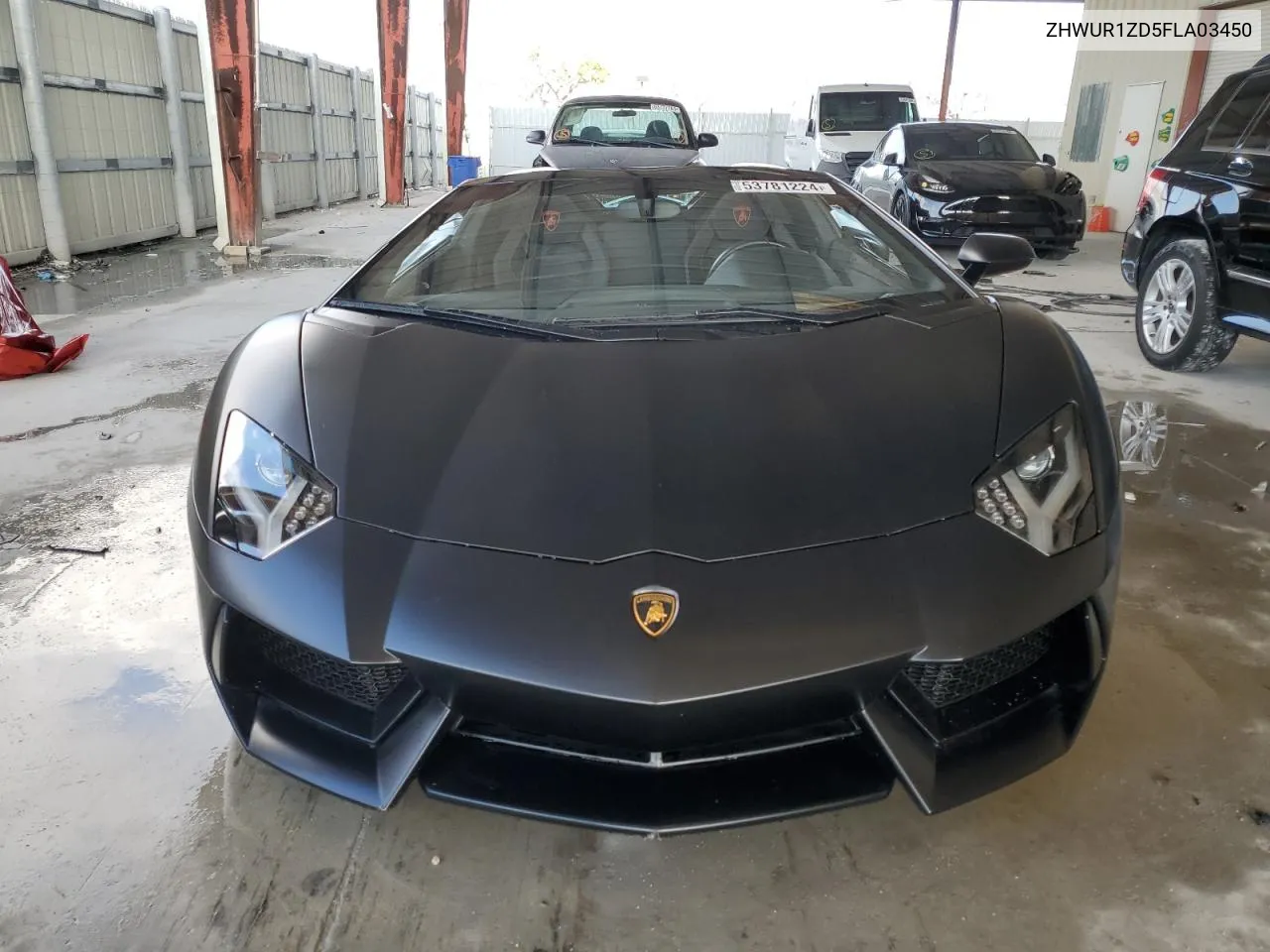 2015 Lamborghini Aventador VIN: ZHWUR1ZD5FLA03450 Lot: 53781224