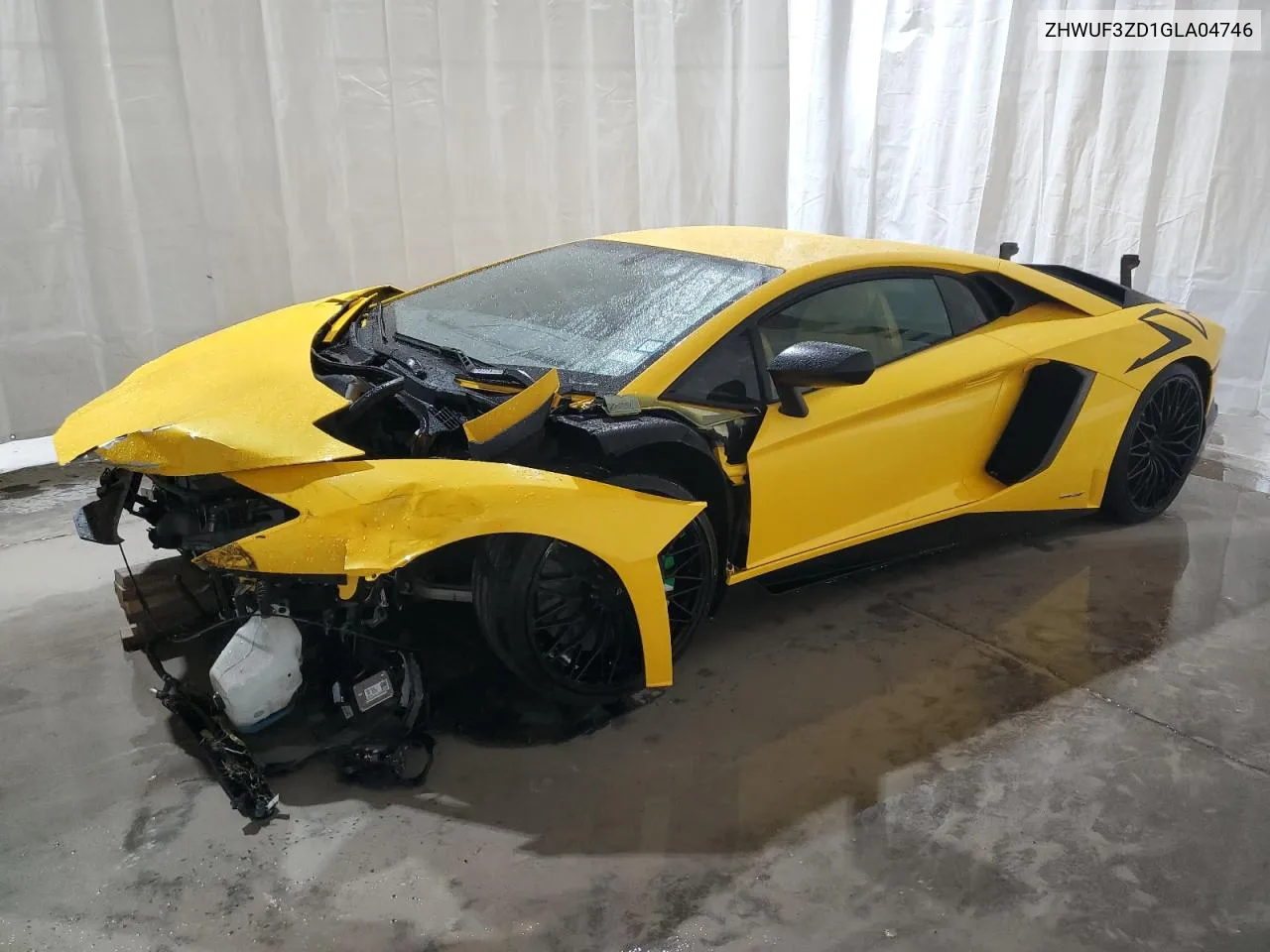 2016 Lamborghini Aventador Sv VIN: ZHWUF3ZD1GLA04746 Lot: 72341954