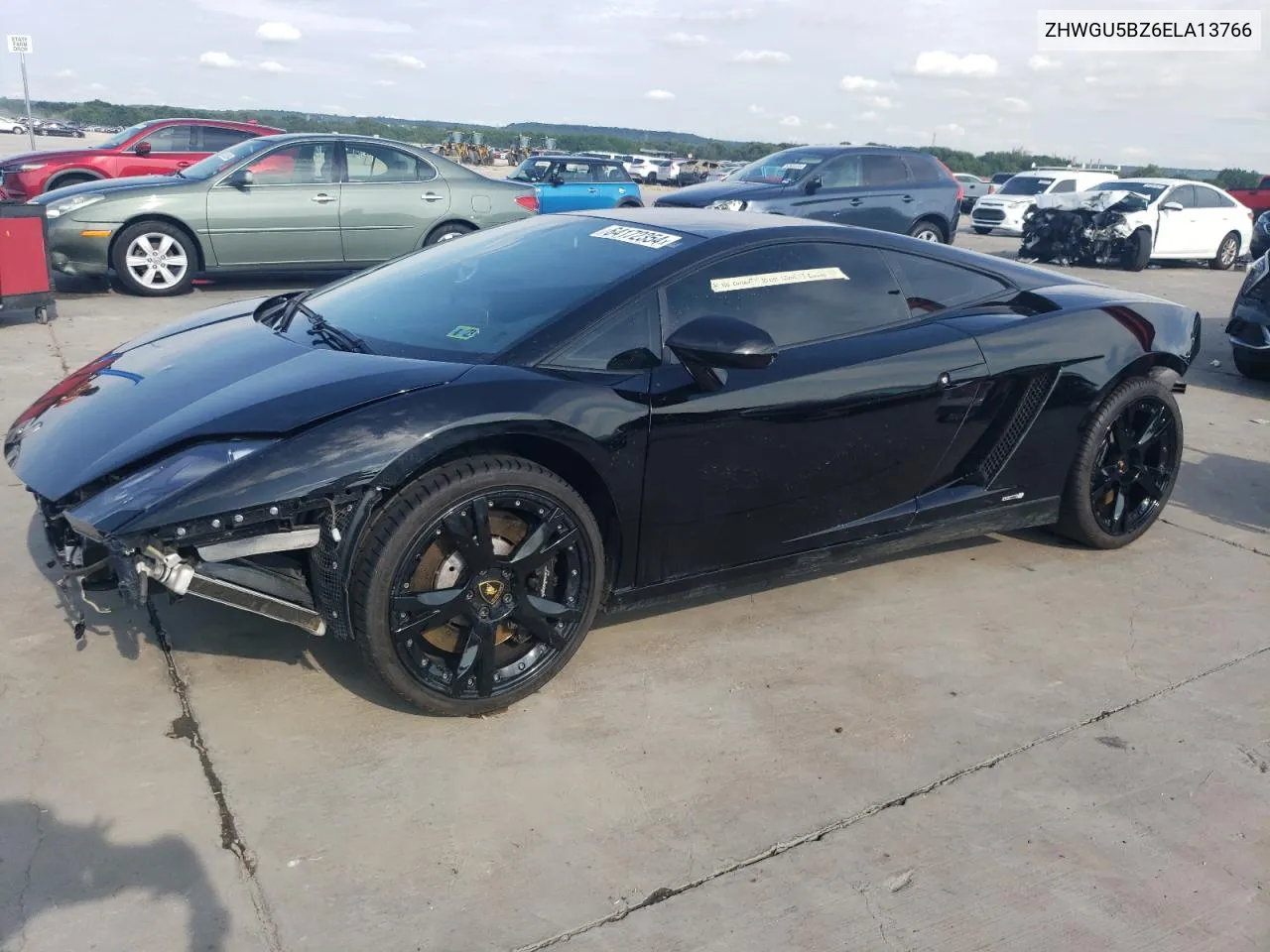 2014 Lamborghini Gallardo VIN: ZHWGU5BZ6ELA13766 Lot: 64172354