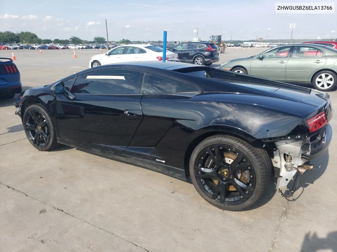 2014 Lamborghini Gallardo VIN: ZHWGU5BZ6ELA13766 Lot: 64172354