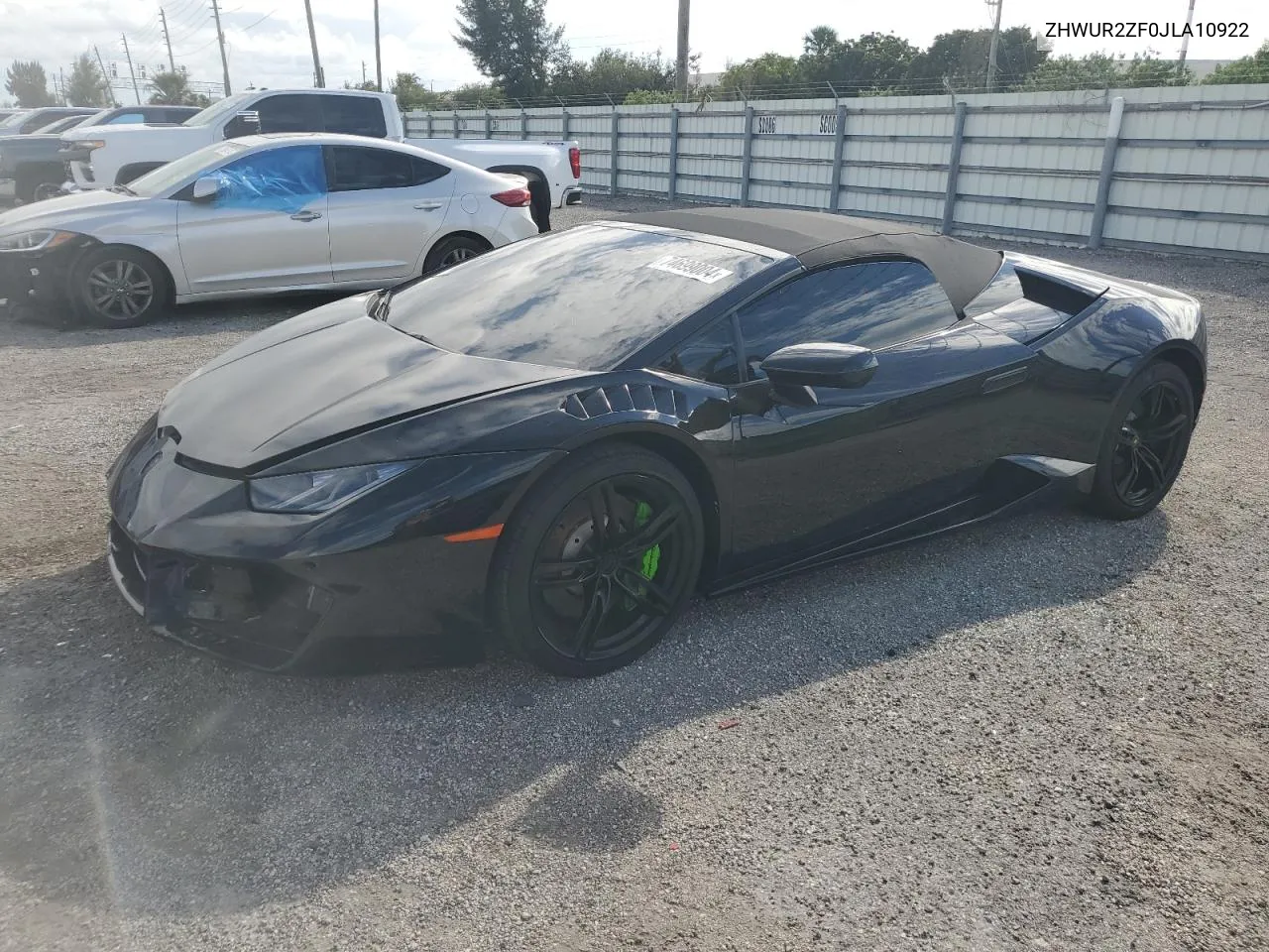 ZHWUR2ZF0JLA10922 2018 Lamborghini Huracan