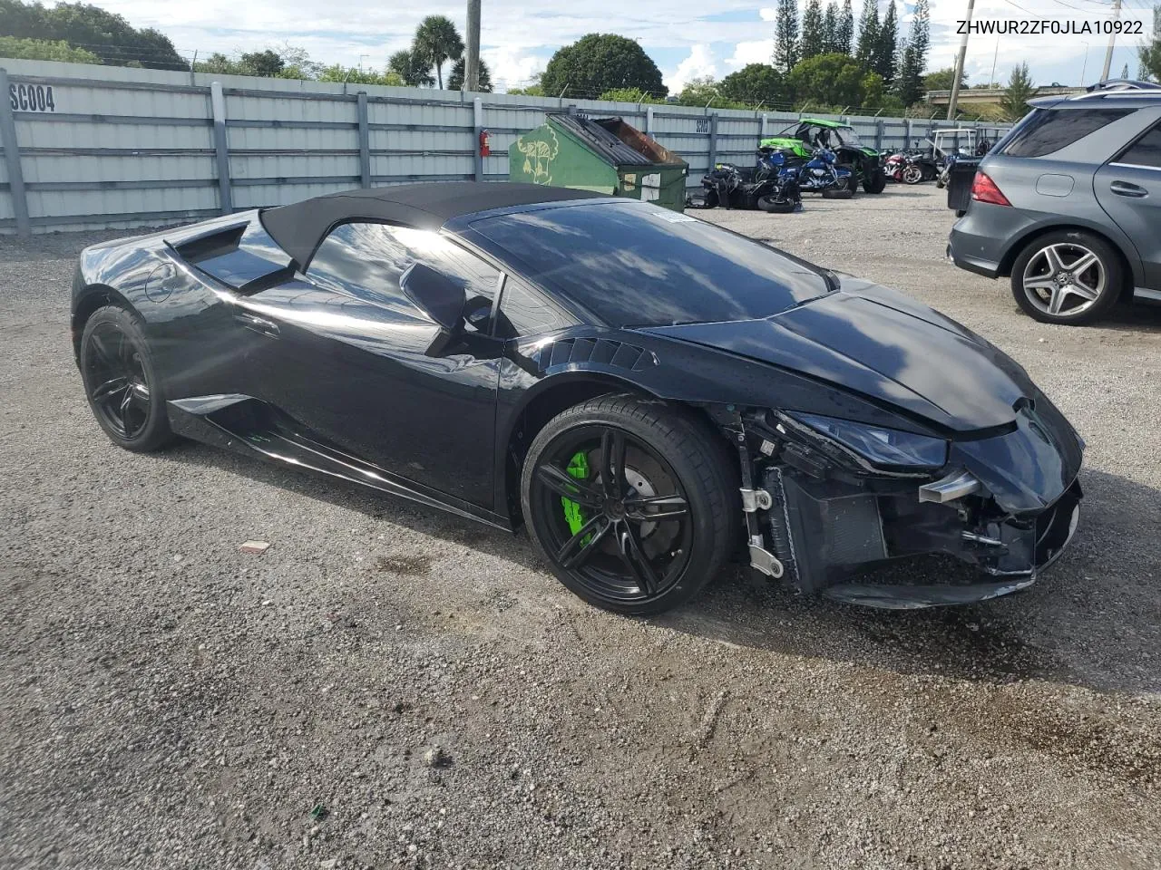 ZHWUR2ZF0JLA10922 2018 Lamborghini Huracan