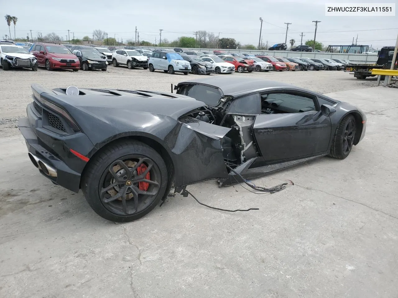 ZHWUC2ZF3KLA11551 2019 Lamborghini Huracan