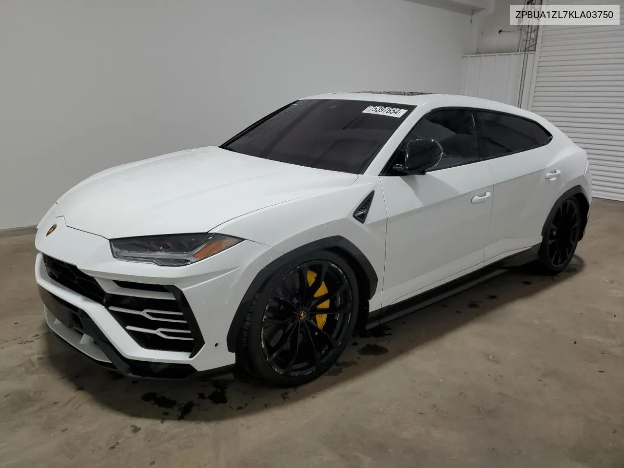 2019 Lamborghini Urus VIN: ZPBUA1ZL7KLA03750 Lot: 75397654