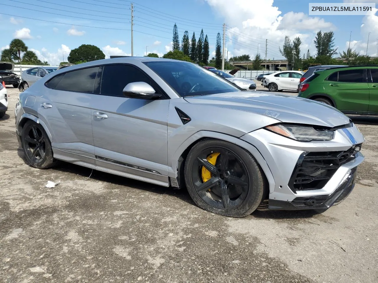 2021 Lamborghini Urus VIN: ZPBUA1ZL5MLA11591 Lot: 71260894