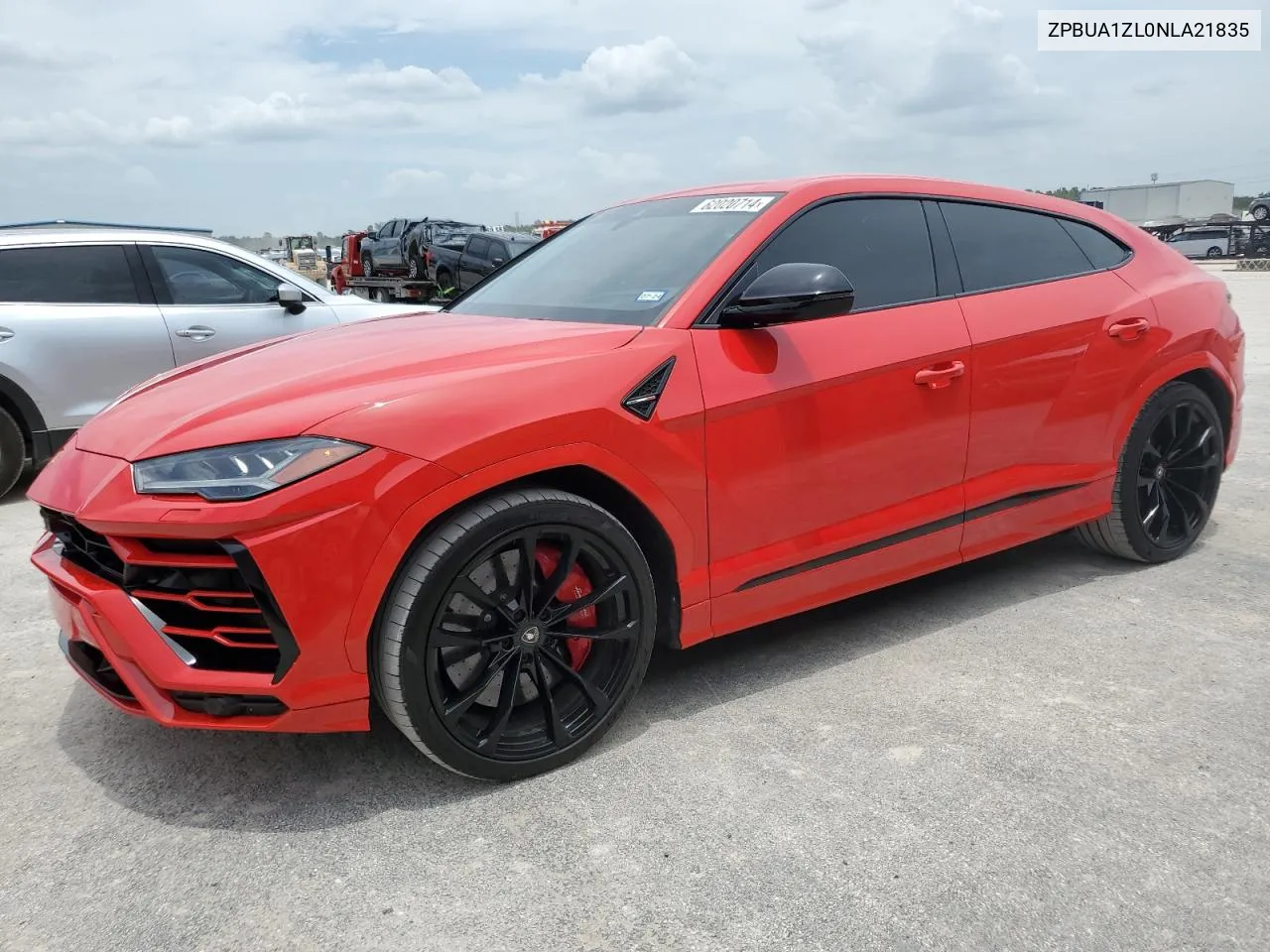 2022 Lamborghini Urus VIN: ZPBUA1ZL0NLA21835 Lot: 62020714