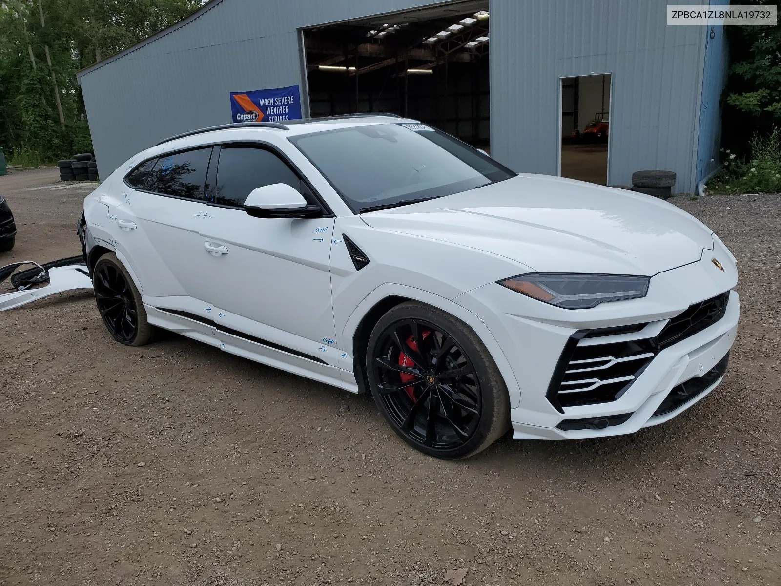 2022 Lamborghini Urus VIN: ZPBCA1ZL8NLA19732 Lot: 65918344