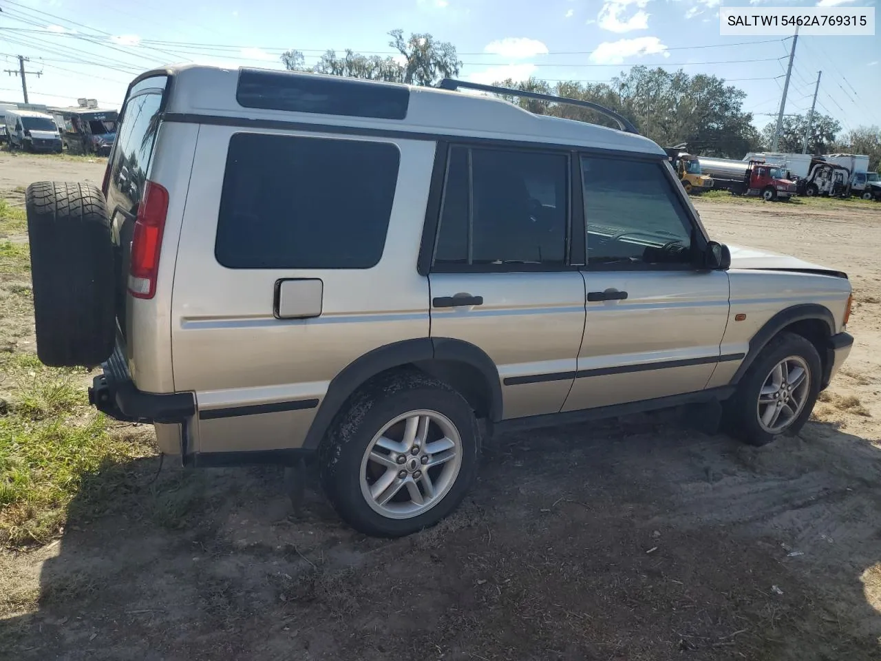 2002 Land Rover Discovery Ii Se VIN: SALTW15462A769315 Lot: 78007094