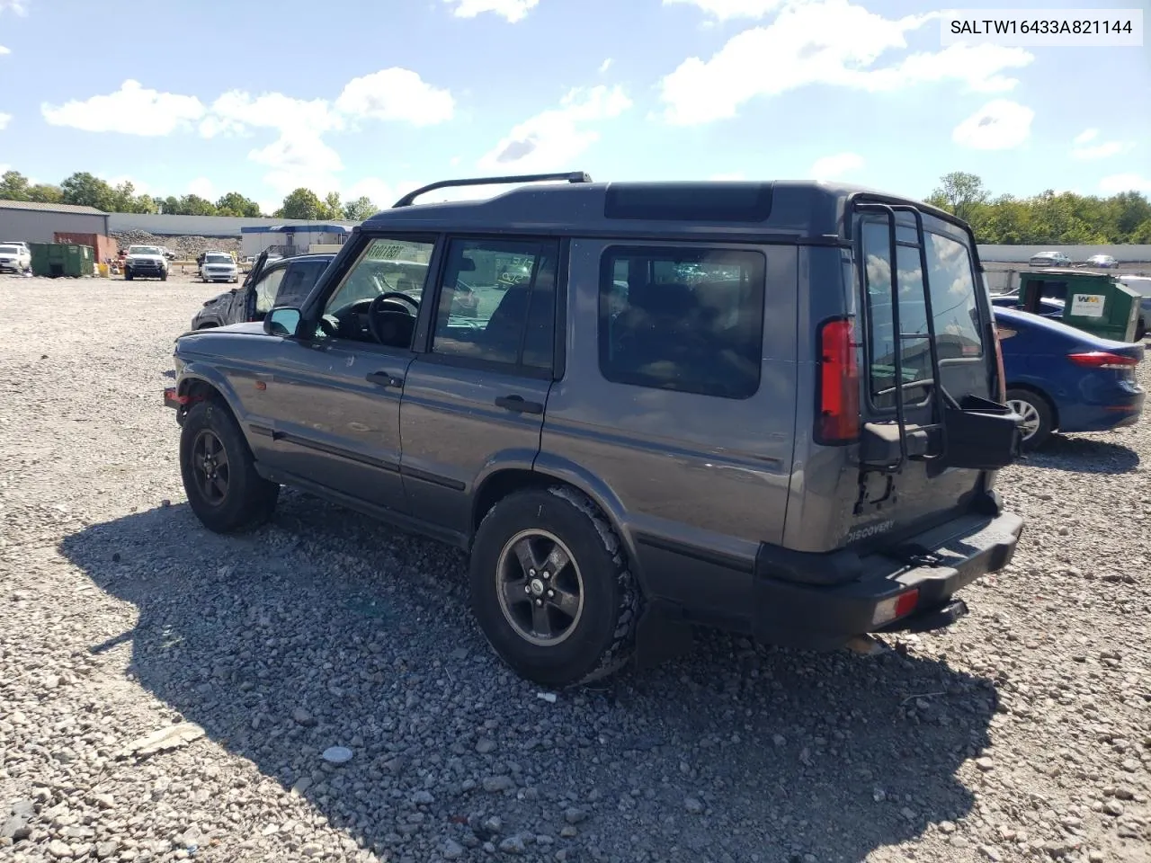 2003 Land Rover Discovery Ii Se VIN: SALTW16433A821144 Lot: 68110174