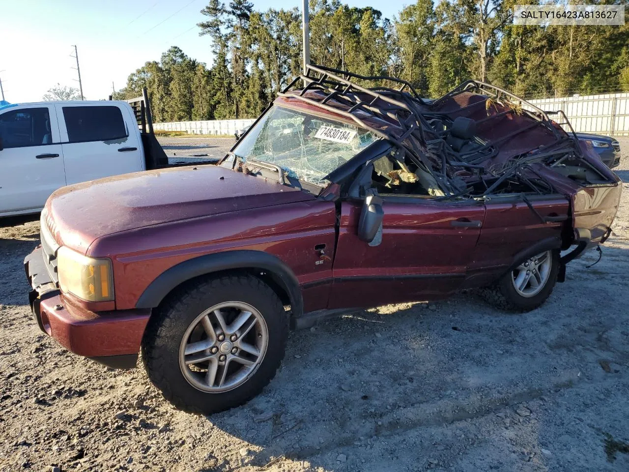 2003 Land Rover Discovery Ii Se VIN: SALTY16423A813627 Lot: 74830184