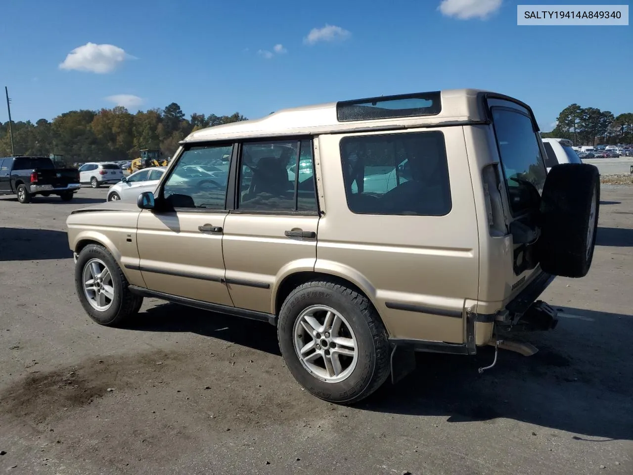 2004 Land Rover Discovery Ii Se VIN: SALTY19414A849340 Lot: 77428864