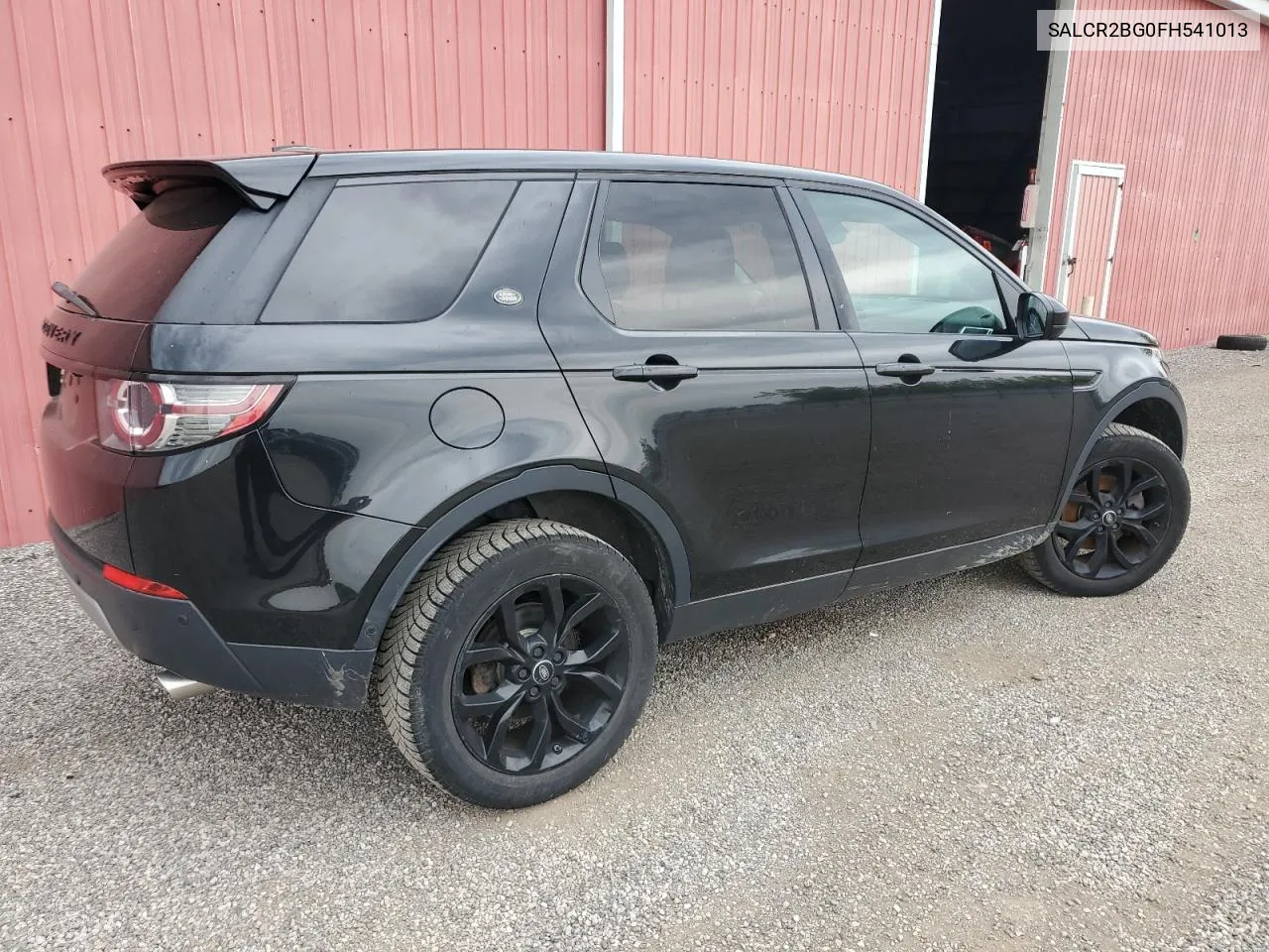 2015 Land Rover Discovery Sport Hse VIN: SALCR2BG0FH541013 Lot: 74492614