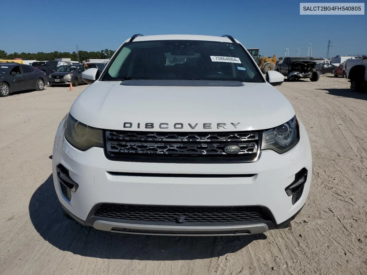 2015 Land Rover Discovery Sport Hse Luxury VIN: SALCT2BG4FH540805 Lot: 75864064