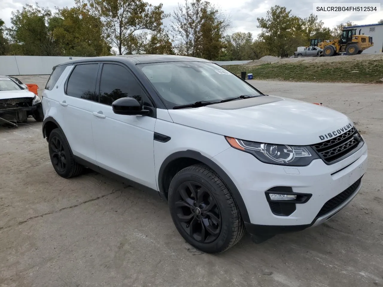 2015 Land Rover Discovery Sport Hse VIN: SALCR2BG4FH512534 Lot: 76014824