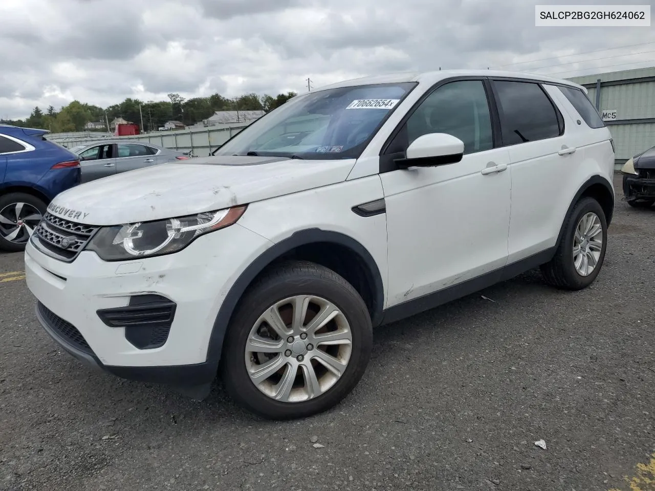 2016 Land Rover Discovery Sport Se VIN: SALCP2BG2GH624062 Lot: 70662654