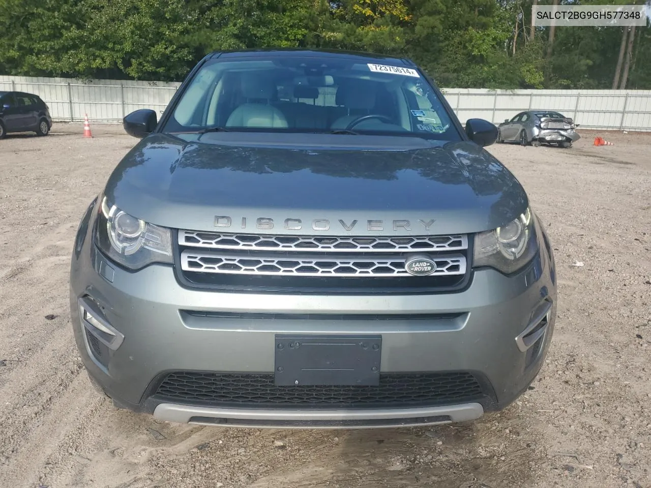 2016 Land Rover Discovery Sport Hse Luxury VIN: SALCT2BG9GH577348 Lot: 72375614