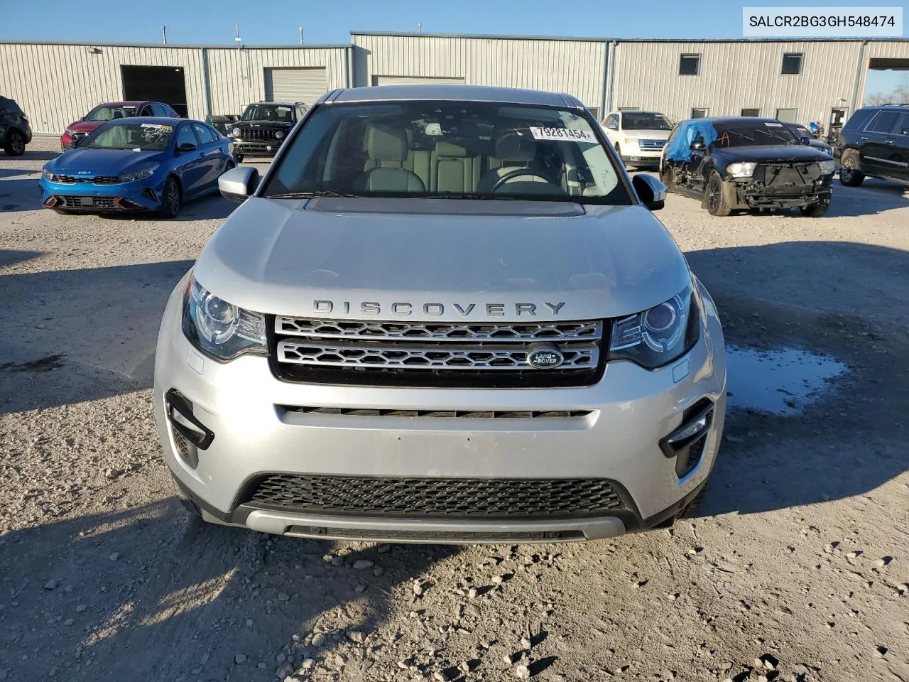 2016 Land Rover Discovery Sport Hse VIN: SALCR2BG3GH548474 Lot: 79281454