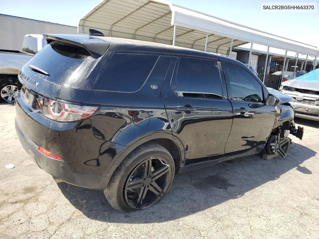 2017 Land Rover Discovery Sport Hse VIN: SALCR2BG5HH663370 Lot: 71205204