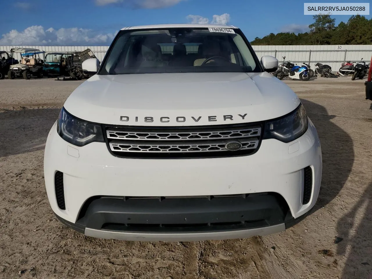 2018 Land Rover Discovery Hse VIN: SALRR2RV5JA050288 Lot: 78696704